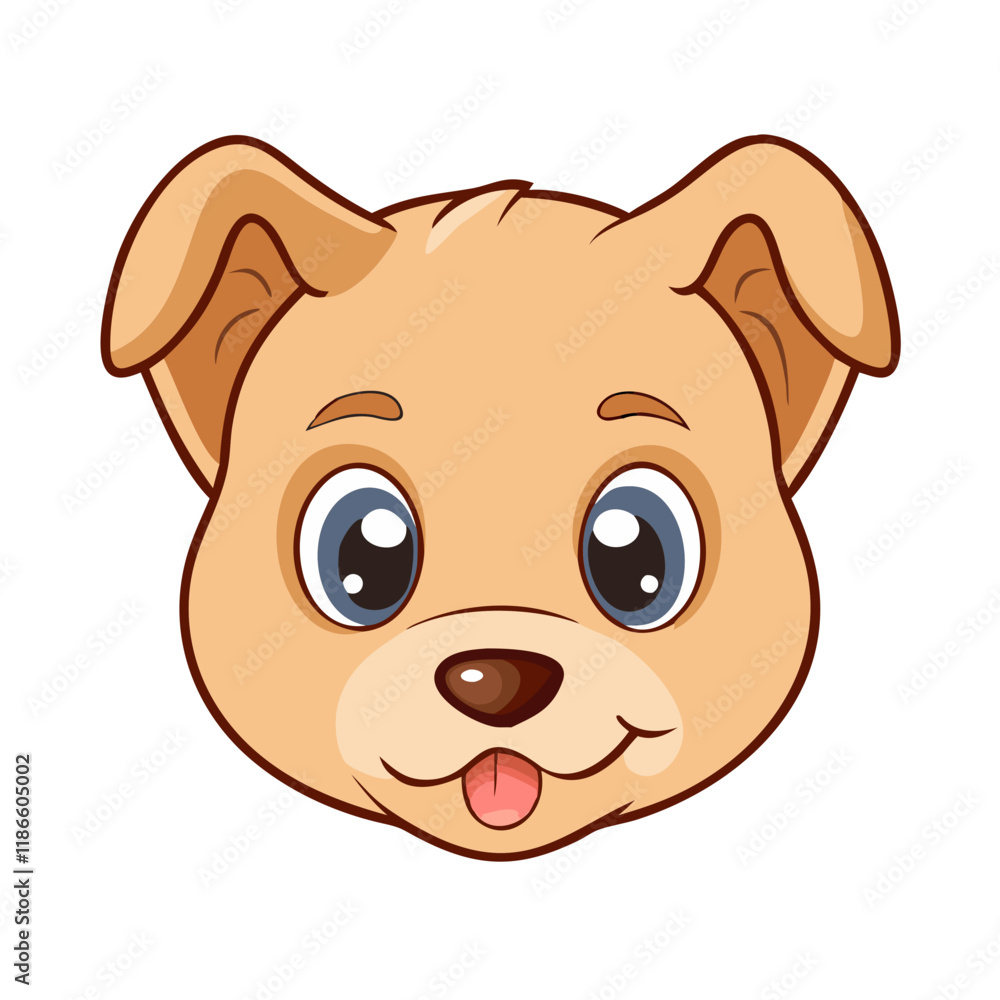 puppy face vector icon, pet day vector illustration - simple illustration of puppy face perfect for logos, and pet day-themed designs. puppy face vector icon, pet day vector illustration - simple illustration of puppy face perfect for logos, and pet day-themed designs.