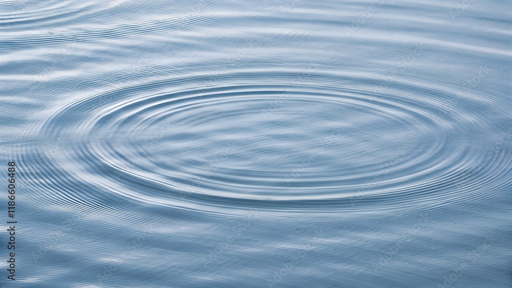 Abstract Water Ripples with Calming Minimalist Overlays Abstract Water Ripples with Calming Minimalist Overlays