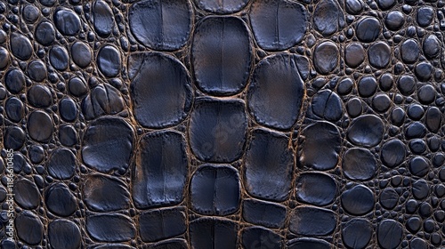 Crocodile skin texture seamless background for luxury fashion and design applications photo