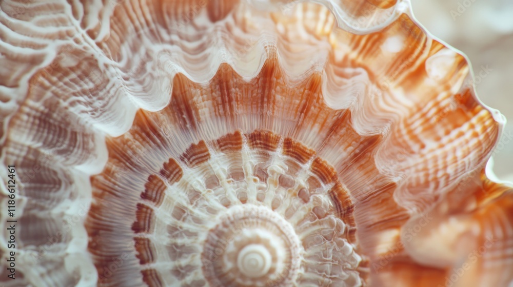 Seashell Spiral: A Macro Photography of Intricate Details Seashell Spiral: A Macro Photography of Intricate Details