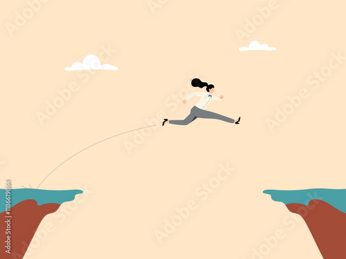 The determination or courage to take risks to overcome challenging ideas