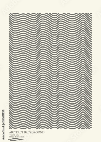 Retro black and white abstract pattern background, seamless abstract theme. Trendy bauhaus pattern op-art set