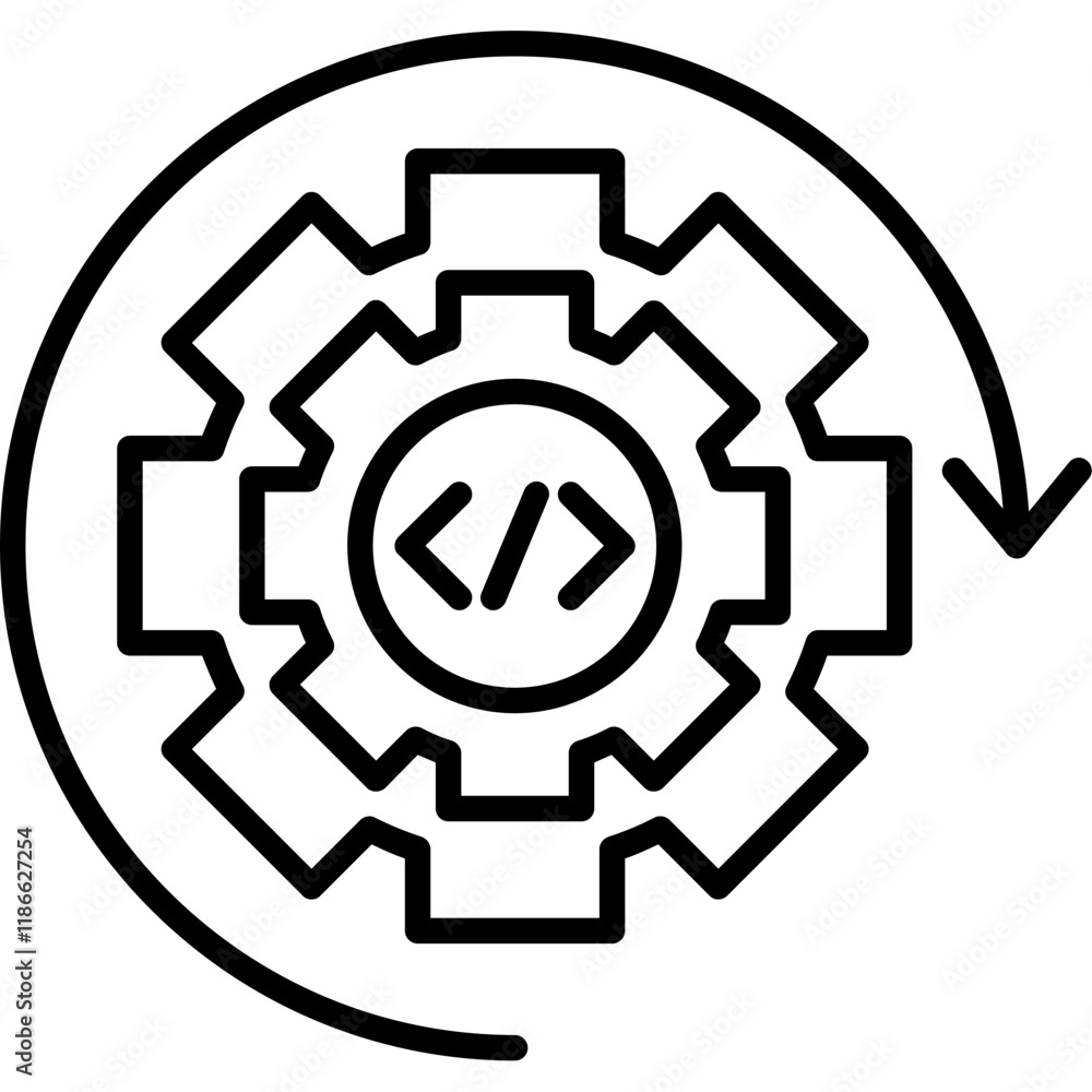 Continuous Integration Icon Continuous Integration Icon