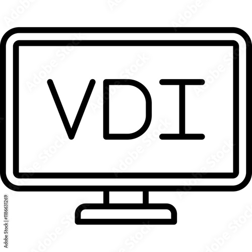 Virtual Desktop Infrastructure Icon