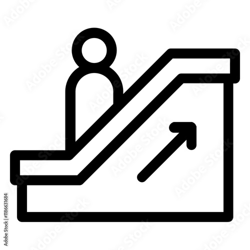 escalator up icon