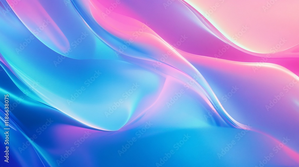 Abstract pink and blue fluid wave background. Abstract pink and blue fluid wave background.
