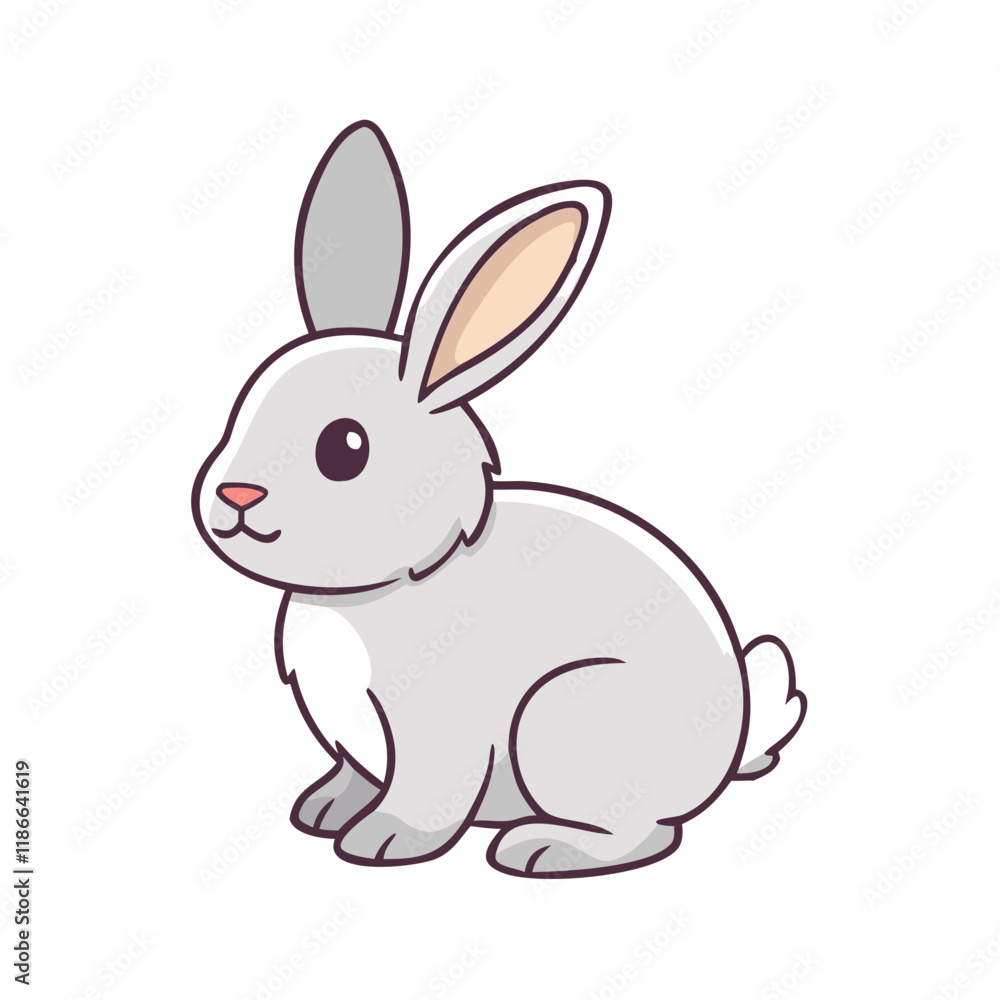 bunny rabbit vector icon, easter vector illustration - simple illustration of bunny rabbit perfect for logos, and easter-themed designs. bunny rabbit vector icon, easter vector illustration - simple illustration of bunny rabbit perfect for logos, and easter-themed designs.
