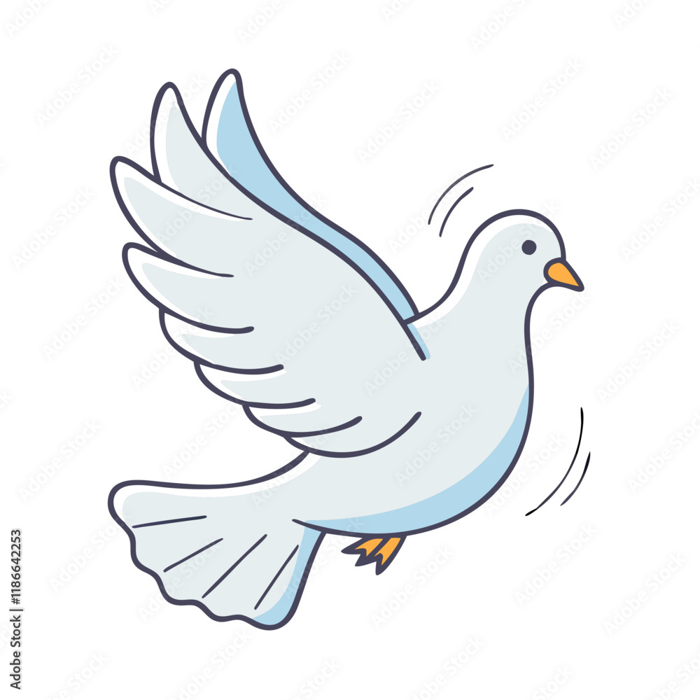 dove vector icon, easter vector illustration - simple illustration of dove perfect for logos, and easter-themed designs. dove vector icon, easter vector illustration - simple illustration of dove perfect for logos, and easter-themed designs.