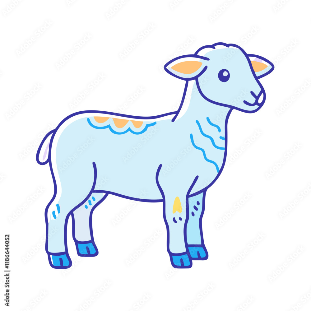 lamb vector icon, easter vector illustration - simple illustration of lamb perfect for logos, and easter-themed designs. lamb vector icon, easter vector illustration - simple illustration of lamb perfect for logos, and easter-themed designs.