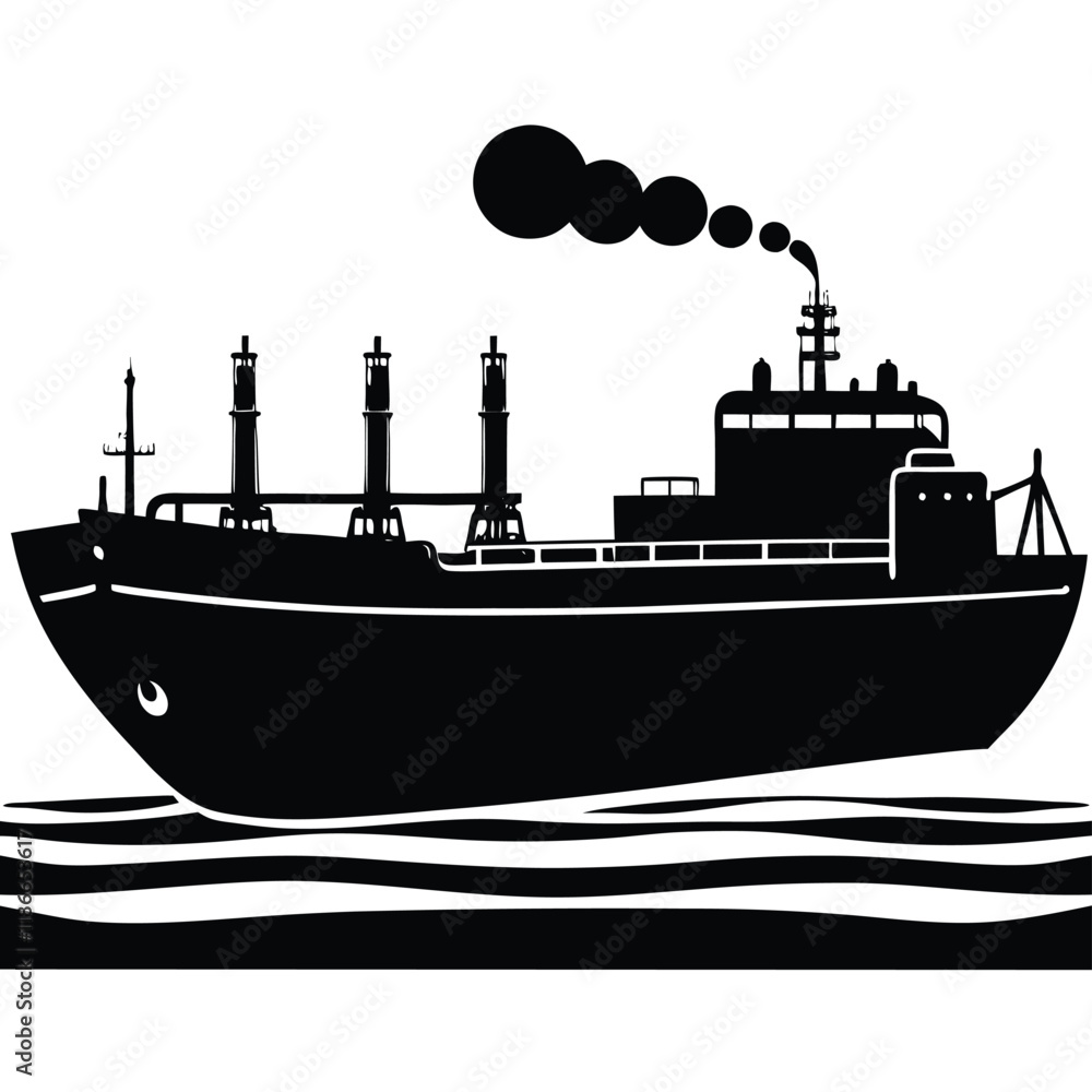 Obraz premium Ship vector file