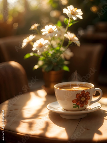 Wallpaper Mural cup of coffee Torontodigital.ca