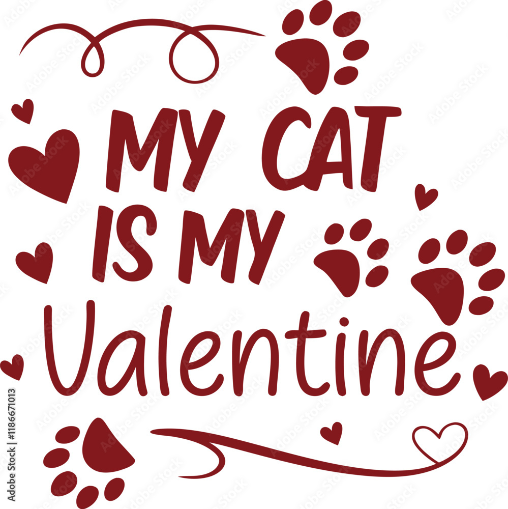 My Cat is My Valentine t-shirt My Cat is My Valentine t-shirt