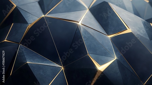 Wallpaper Mural Modern Luxurious Geometric Gold Pattern with High-Quality Detail Torontodigital.ca
