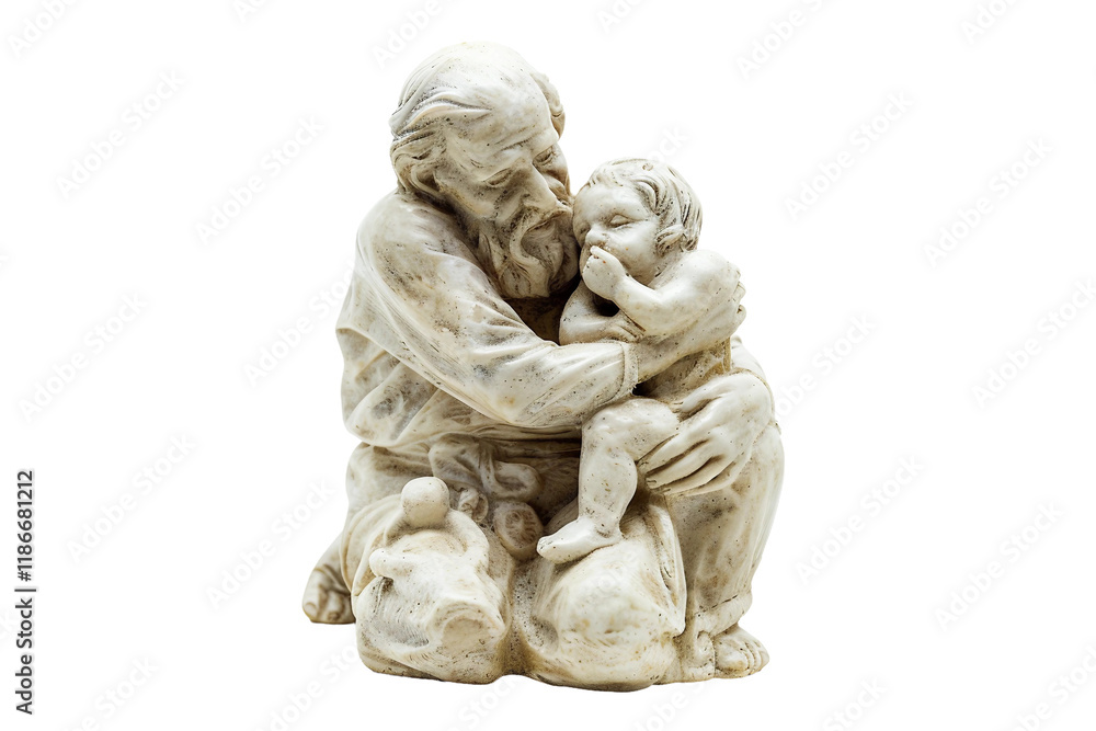 The role of fathers in imparting wisdom and direction isolated on transparent background The role of fathers in imparting wisdom and direction isolated on transparent background