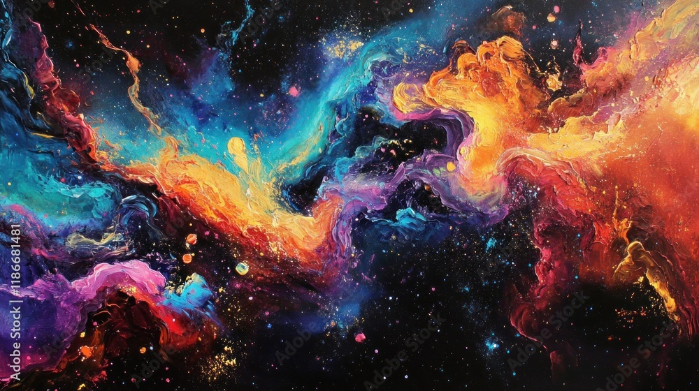 Cosmic Swirls: A Canvas of Celestial Wonder Cosmic Swirls: A Canvas of Celestial Wonder