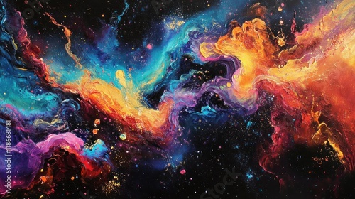 Wallpaper Mural Cosmic Swirls: A Canvas of Celestial Wonder Torontodigital.ca