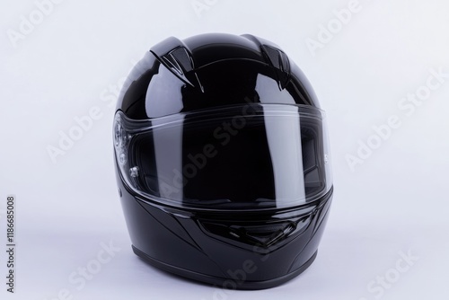 Helmet on a plain white background photo