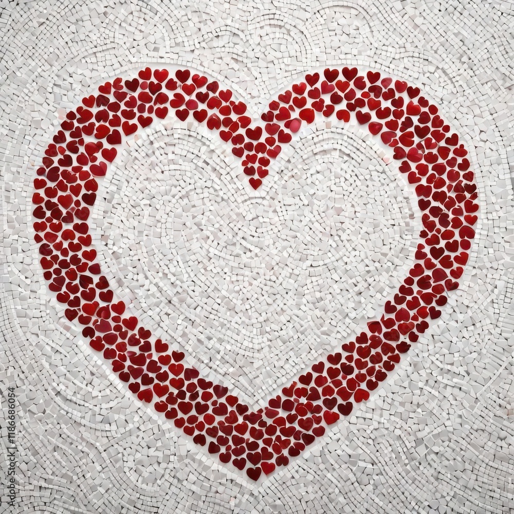 Obraz premium Heart Mosaic 