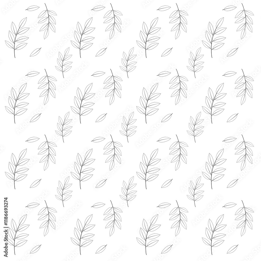seamless pattern with leaves seamless pattern with leaves