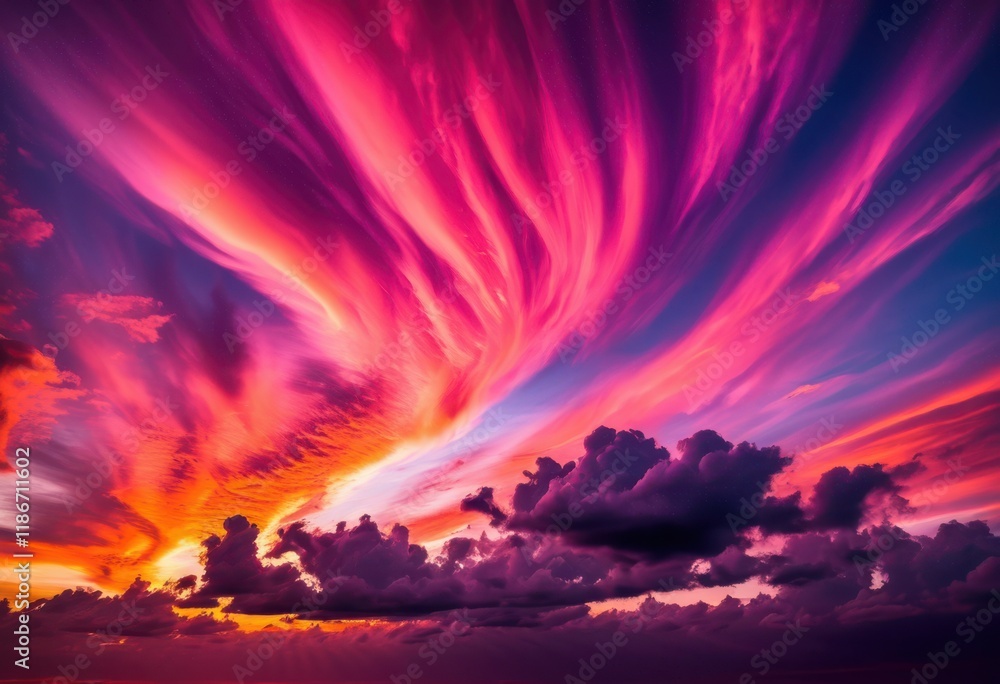 Naklejka premium exploring dynamic cloud texture patterns featuring vibrant color displays artistic swirls, canvas, blue, colorful, composition, abstraction, gradient