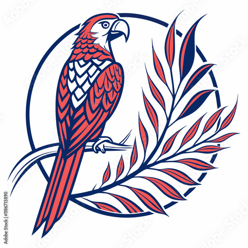 -symbol bird logo colorful style design animal