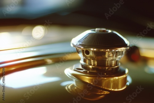 Wallpaper Mural Close-up view of a car's hood ornament Torontodigital.ca