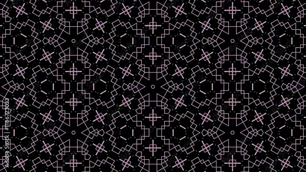 Mosaic Loop Background Mosaic Loop Background