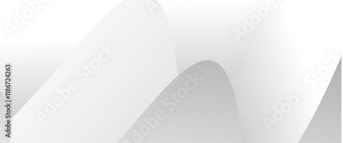 Abstract white fabric with soft wave design