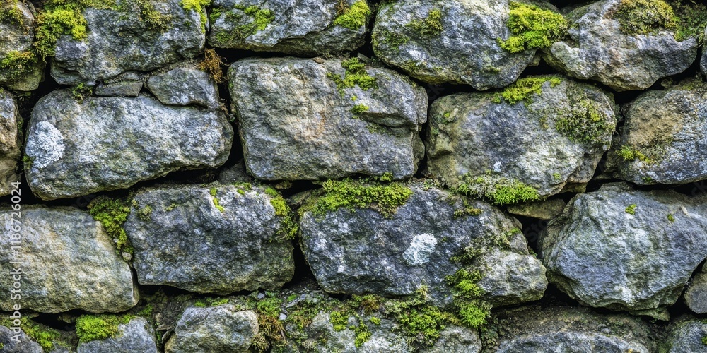 Close up of an ancient stone wall adorned with moss, showcasing a natural stone texture. This ancient stone wall offers a unique perspective on nature s influence on stone surfaces. Close up of an ancient stone wall adorned with moss, showcasing a natural stone texture. This ancient stone wall offers a unique perspective on nature s influence on stone surfaces.