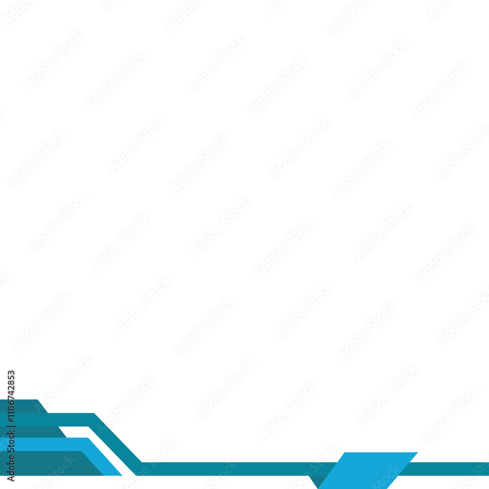 Geometric Footer Shape Geometric Footer Shape