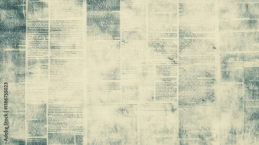 Obraz premium Vintage Newspaper Background Texture for Creative Projects