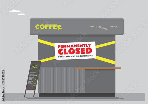 small business shop is currently out of business permanently close down sorry for inconvenience goes bankrupt financial difficulty