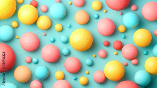 Soft Pastel Dots on a Calming Background in High Resolution Quality