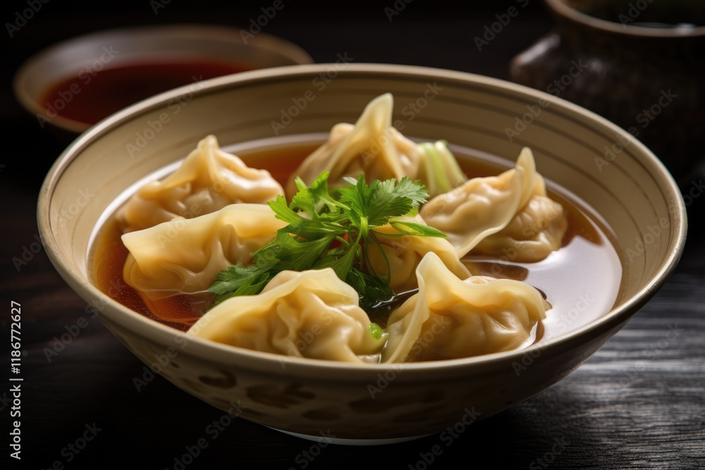 Fresh and Healthy Chinese Wonton Soup Recipe for Nourishment: Gastronomic Meal with Natural Ingredients Fresh and Healthy Chinese Wonton Soup Recipe for Nourishment: Gastronomic Meal with Natural Ingredients