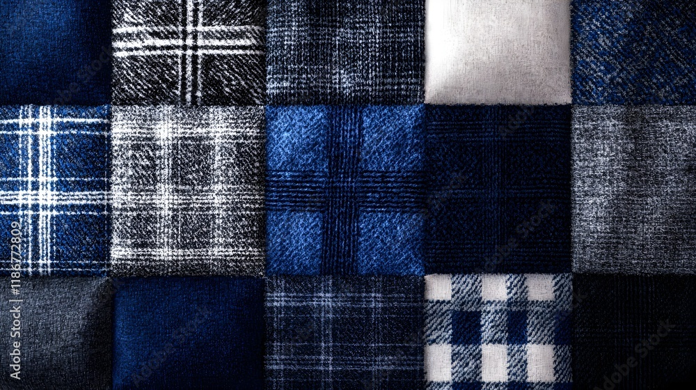 Timeless Blue and Grey Plaid Pattern Textiles for High-Quality Designs Timeless Blue and Grey Plaid Pattern Textiles for High-Quality Designs
