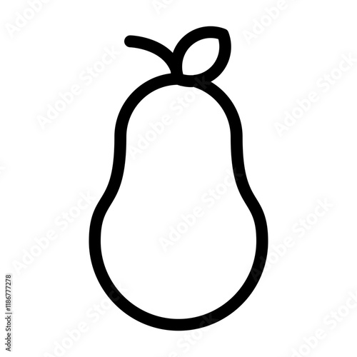 Εκτύπωση καμβά Pear Icon