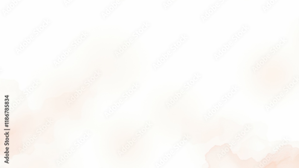 Abstract Watercolor Background with Delicate Peach Hues and a Soft, Airy Feel Abstract Watercolor Background with Delicate Peach Hues and a Soft, Airy Feel