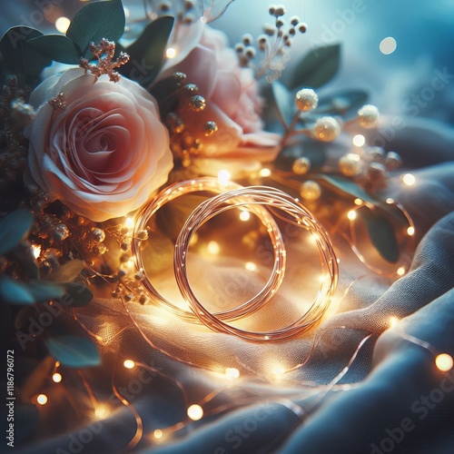 Soft Shimmer Glow Rings Rings of soft shimmer glow around the hu