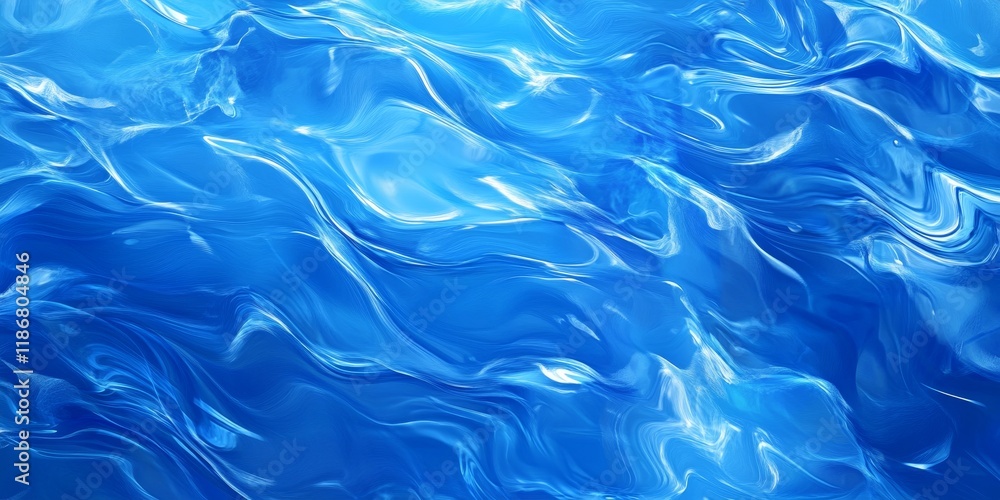 Azure blue water gently ripples and creates waves in the swimming pool. This is an abstract, softly blurred depiction of a summer setting. Azure blue water gently ripples and creates waves in the swimming pool. This is an abstract, softly blurred depiction of a summer setting.