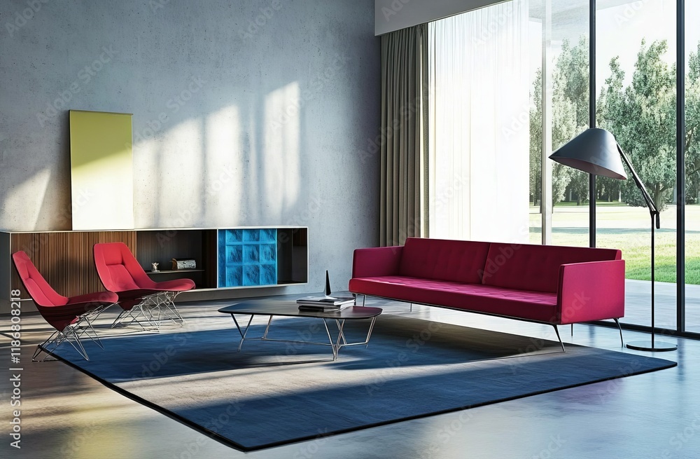 The elegance of a fresh and modern living space with lots of sunlight. The elegance of a fresh and modern living space with lots of sunlight.