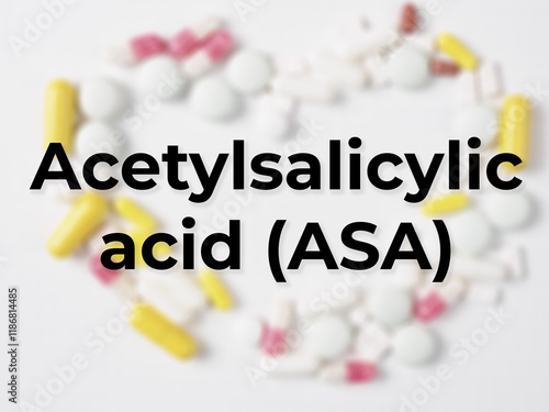 acetylsalicylic acid (ASA) title: medications for the treatment of cardiovascular diseases photo