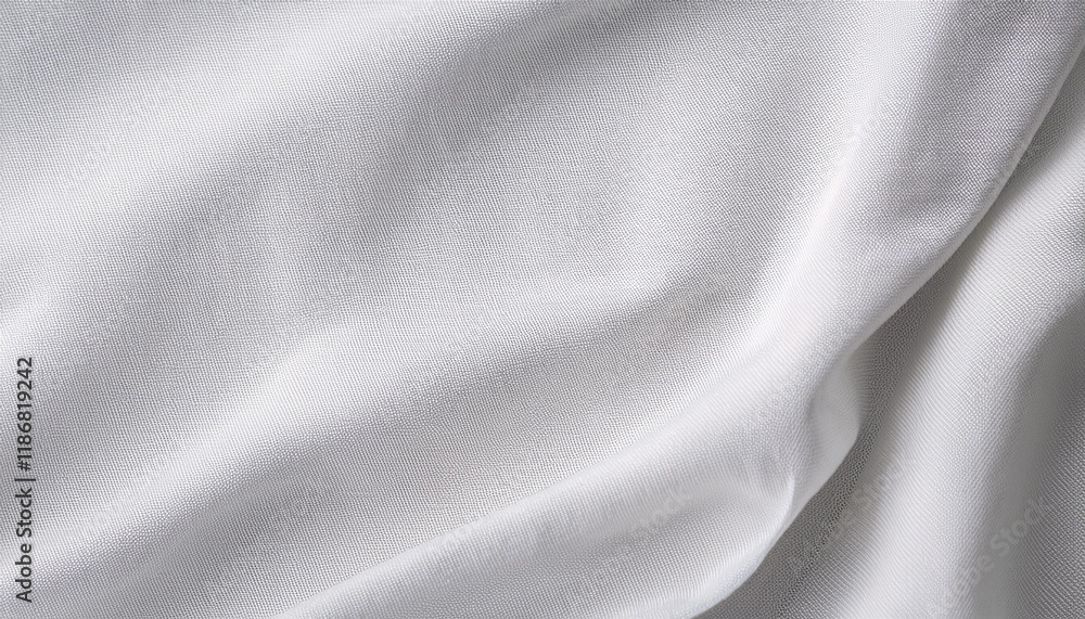 Obraz premium white canvas cotton silk fabric wall paper texture history in pastel white grey shade