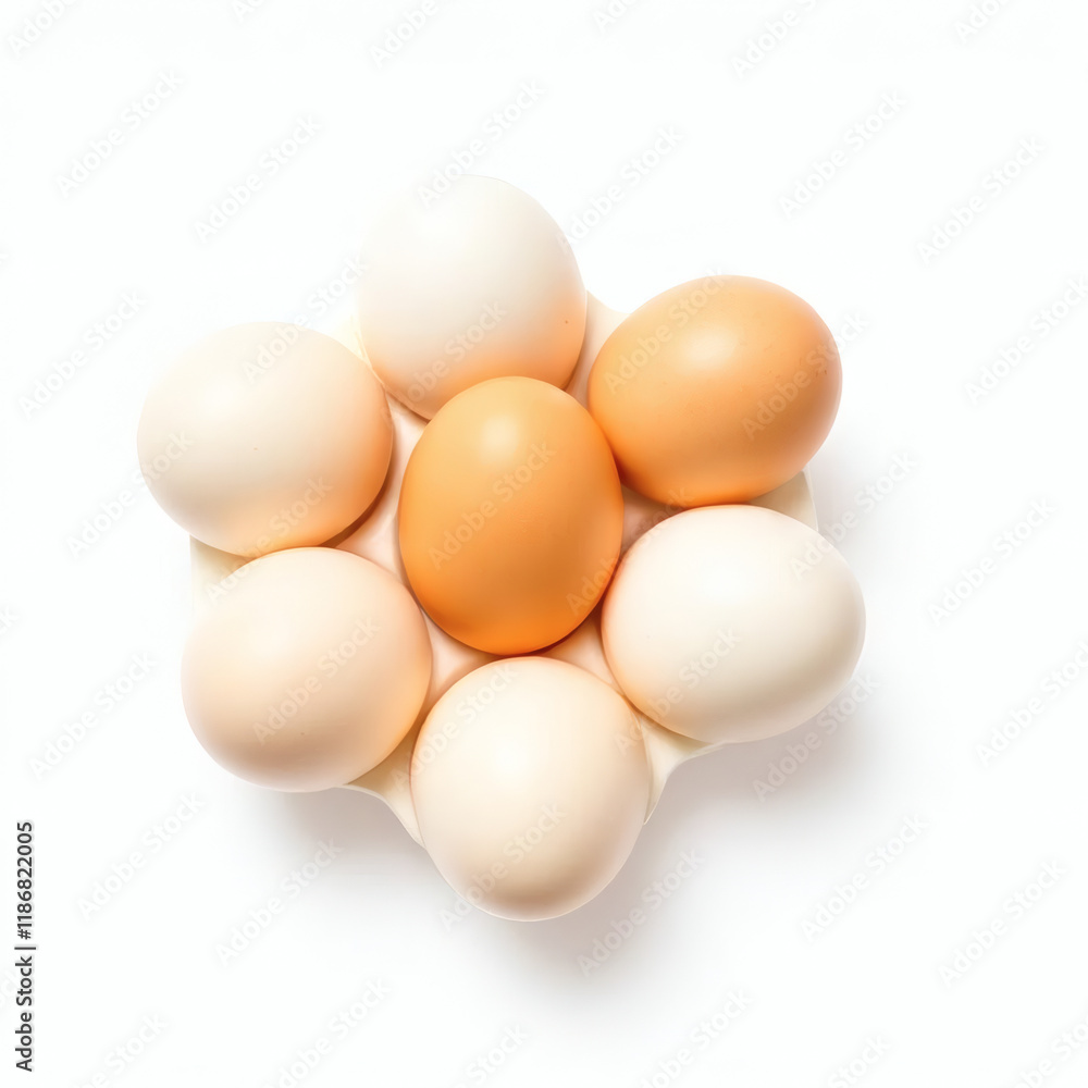Eggs isolaated on white background Eggs isolaated on white background