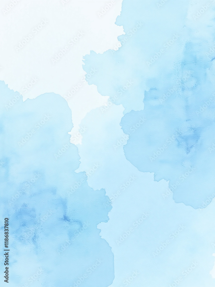 A Watercolor Background With Light Blue And White Abstract Texture Resembles Paper Created Using An E Art Process. 00001 A Watercolor Background With Light Blue And White Abstract Texture Resembles Paper Created Using An E Art Process. 00001