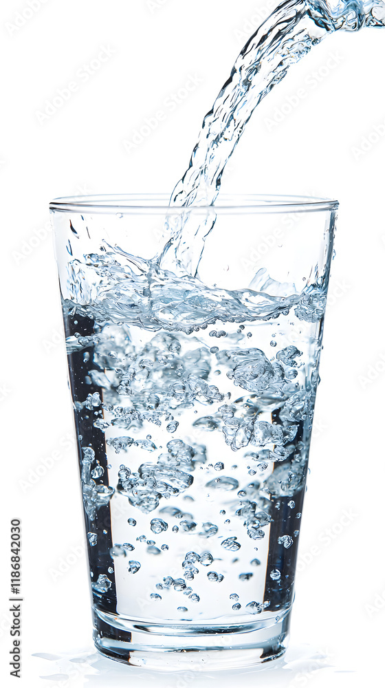 Pouring Clean Water with Splash on White Background (Premium Stock Photography) Pouring Clean Water with Splash on White Background (Premium Stock Photography)