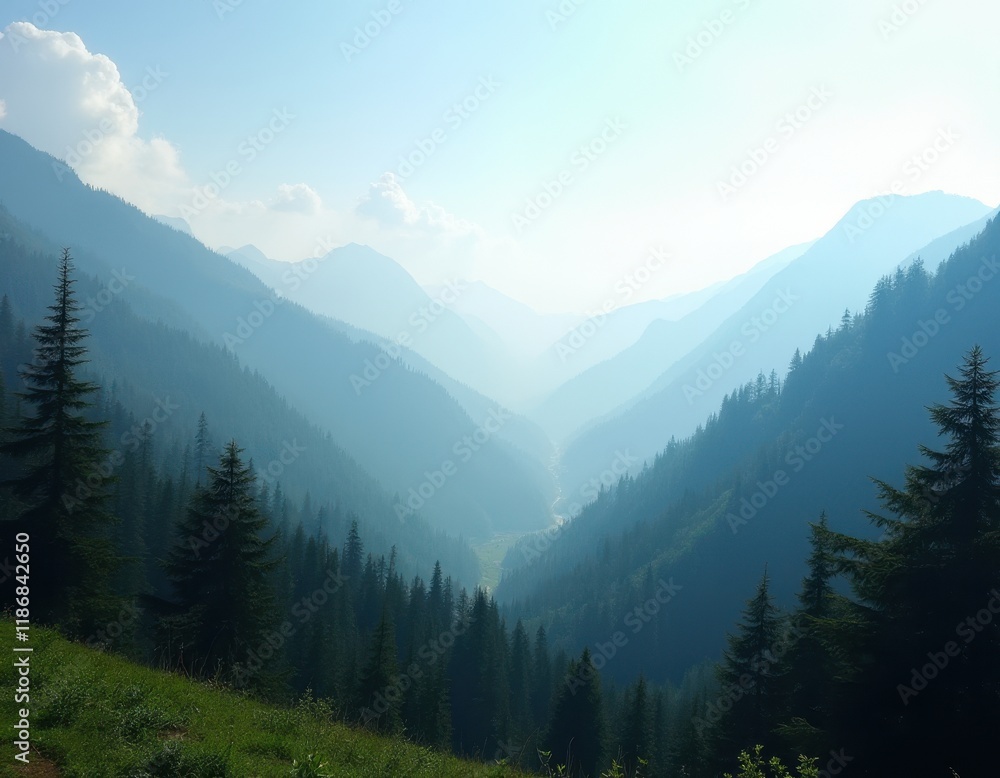 Fototapeta premium Meditation with a View of Nature