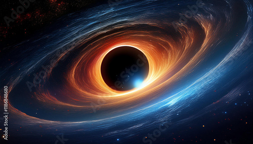 a black hole mysterious essence is captured in this cosmic photo