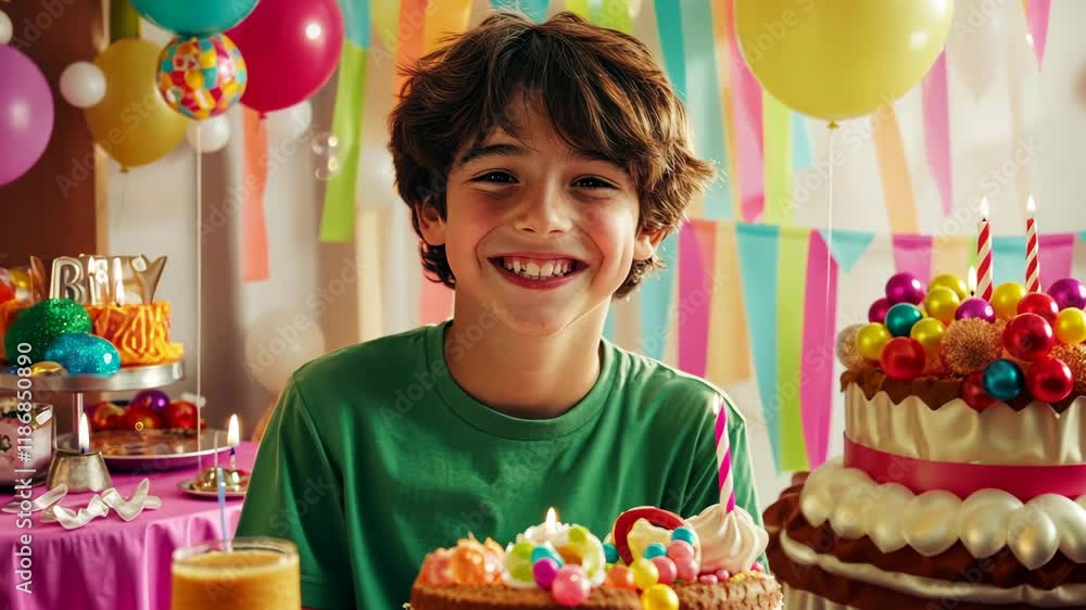 The Joyful Birthday Party Scene The Joyful Birthday Party Scene
