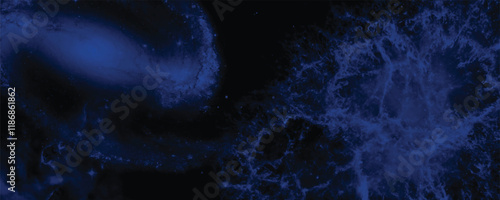 Celestial Spirals Unfolding Across the Infinite Expanse, A Vision of the Expanding Universe in Motion

