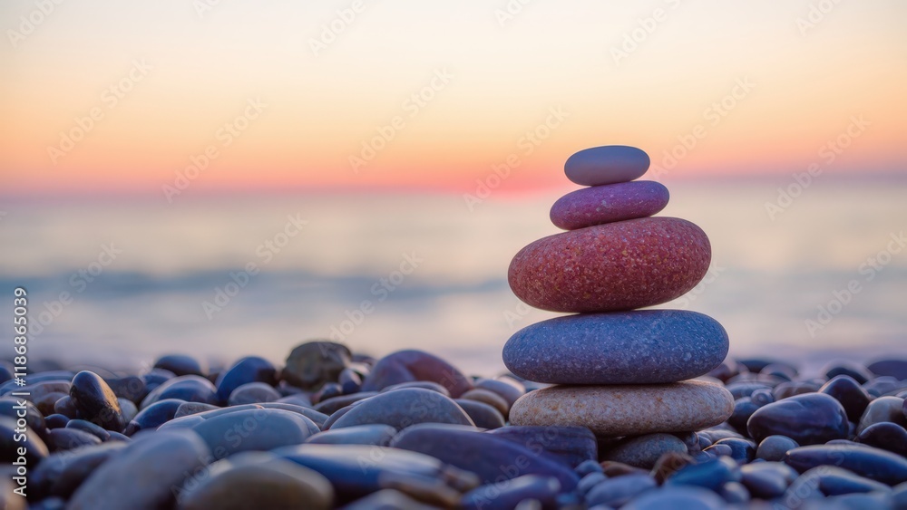 Fototapeta premium beach stone